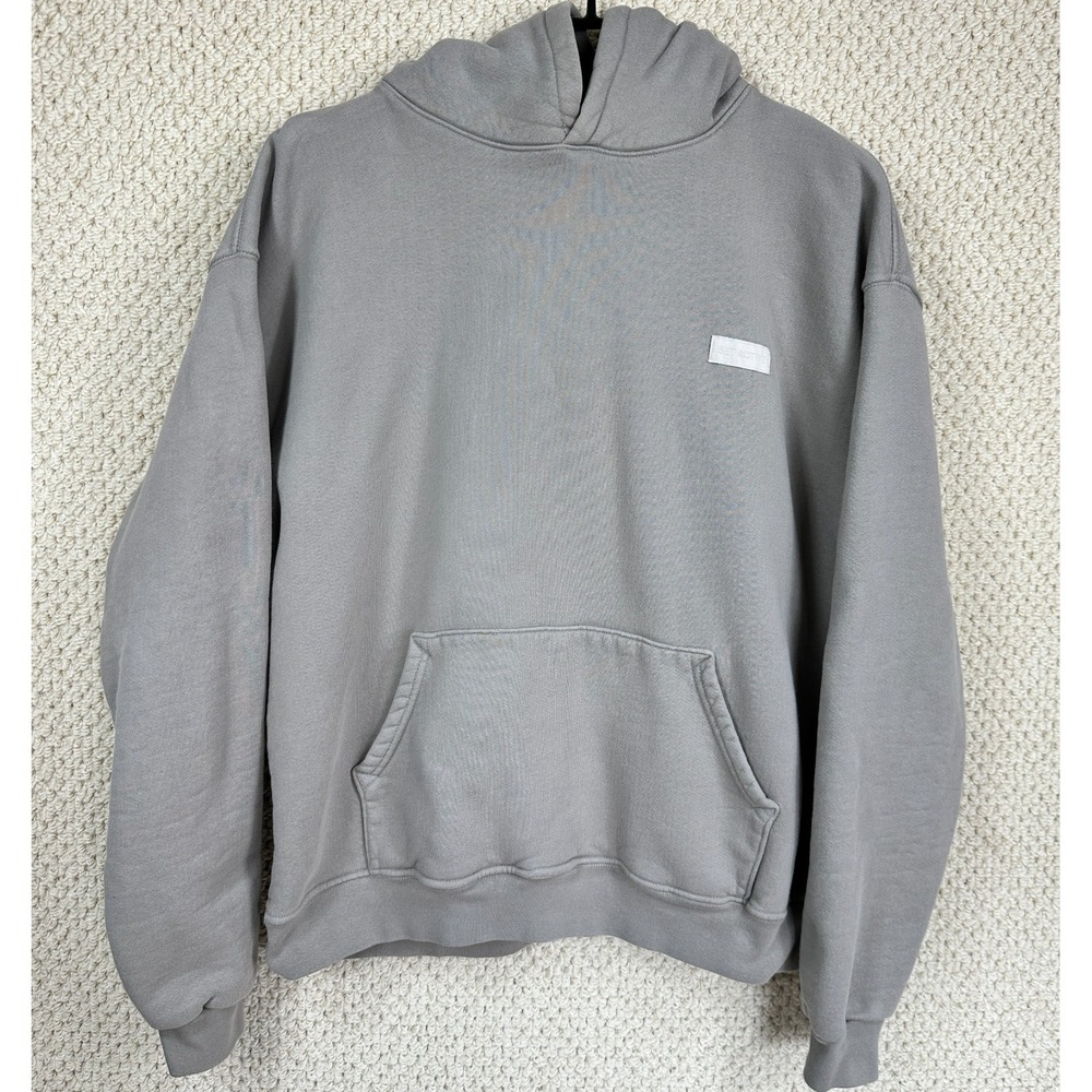 Set Active Los Angeles Essential Hoodie Mens S Taupe Long Sleeve Oversized USA